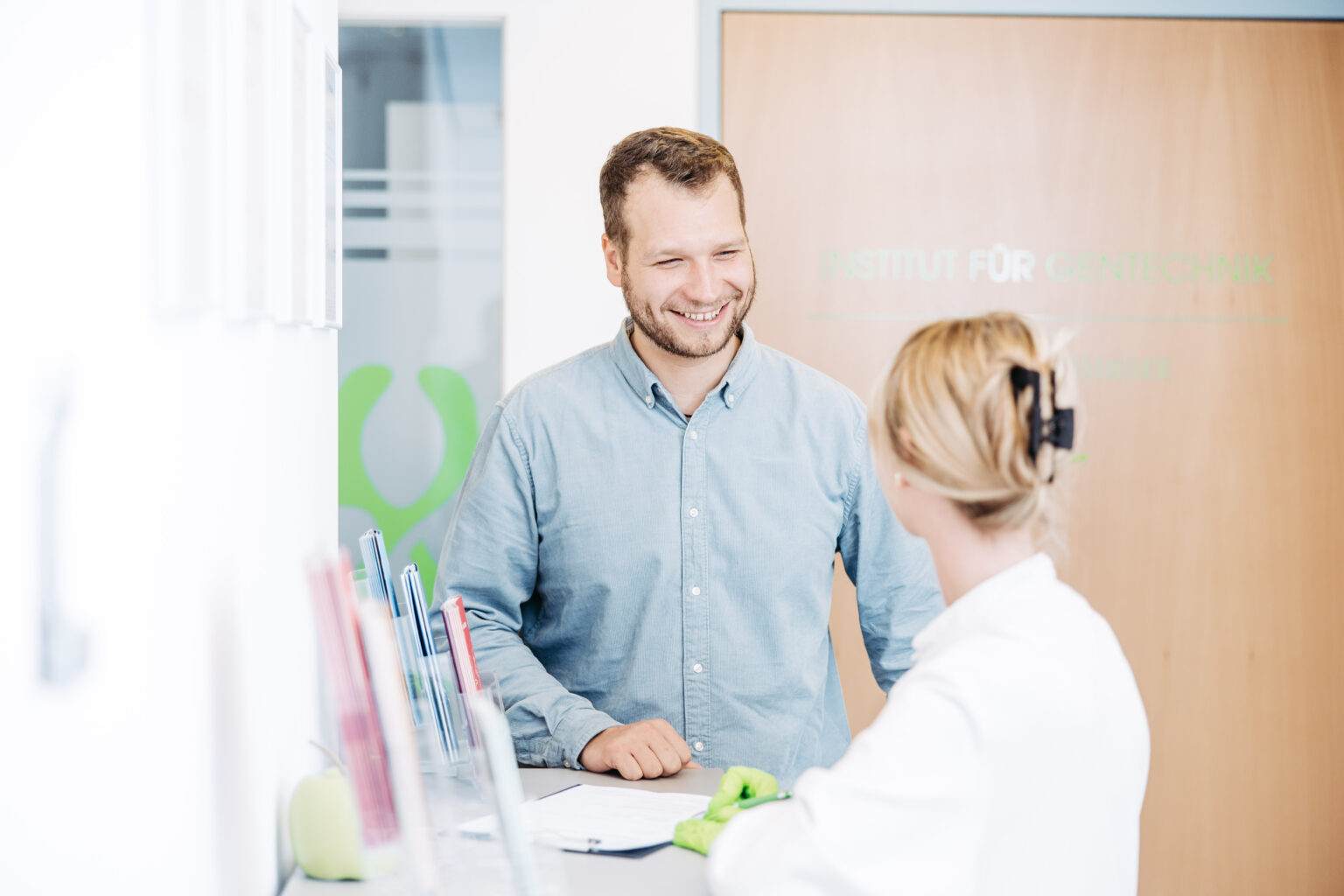 Probenbearbeitung im Labor des Geninstituts